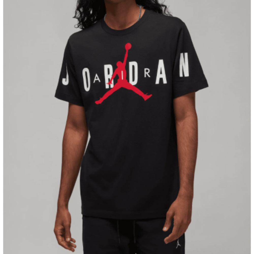 Air Jordan Center Jumpman Tee Size Large Style DV1445-010 Black/White/Red
